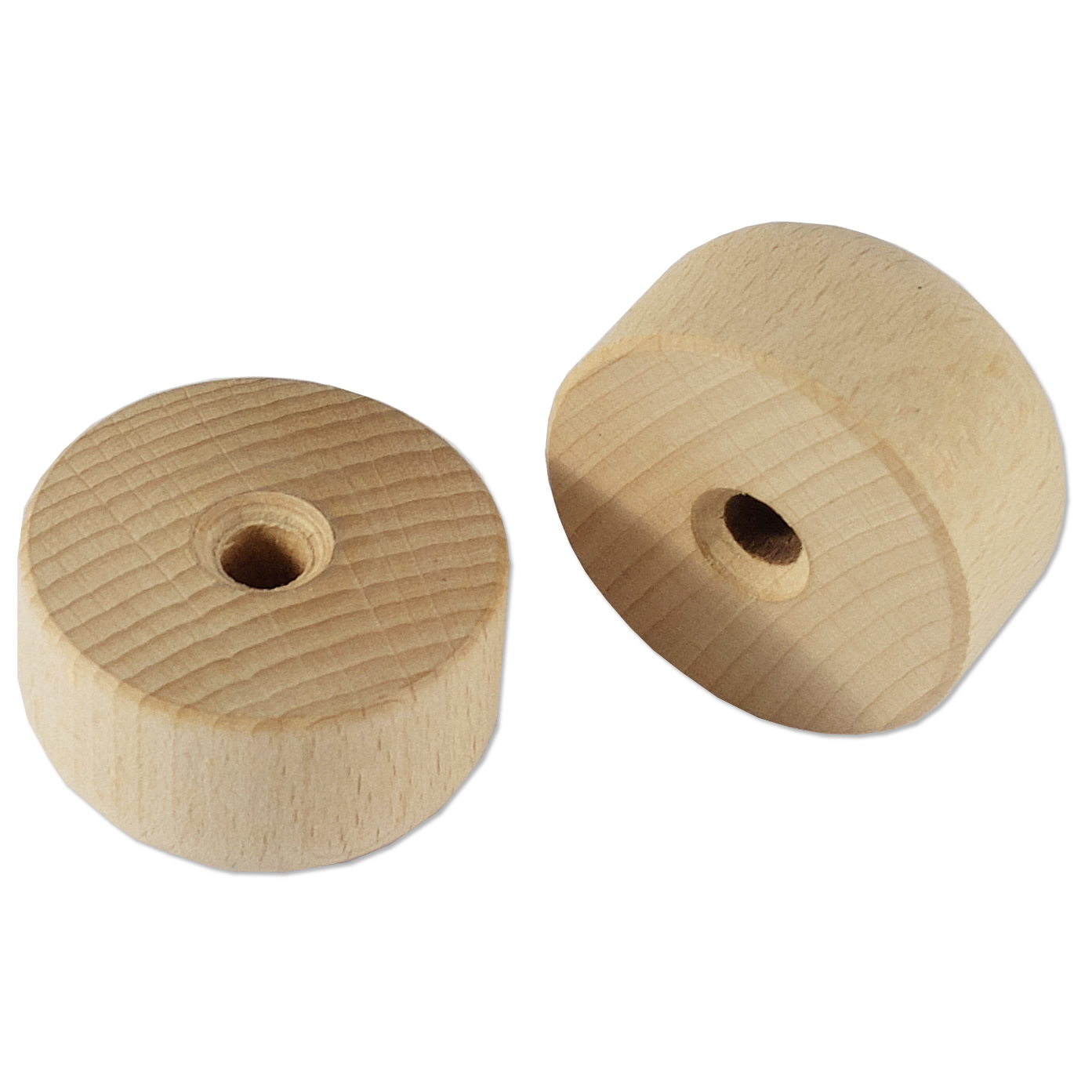 Solid wood wheels for toys